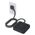 Tessan Black Extension Cord With Multiple Outlets, Surge Ft,. Fixed Price $42.57.