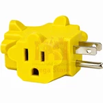 Prime PBAD0200 3 Outlet Prong Grounded Power Block Plug Adapter Outdoor Rated. Fixed Price $11.95.