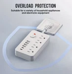 10 In Cube Power Strip W/ Surge Protection On/off Switch 4 Usb, 2 Type-c. Fixed Price $19.99.