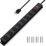 8 Outlet Power Strip Surge Protector, 6 Feet Metal Heavy Duty Wit.... Fixed Price $32.80.