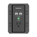 Multi Outlet Extender Surge Protector - Poweriver Plug Wall With 5. Fixed Price $12.30.