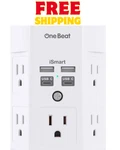 5 Outlet Extender Surge Protector Multi Plug Wall Adapter Usb Charger Ports With. Fixed Price $12.35.