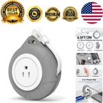 3-IN-1 Extension Cord With Grounded Socket, Indoor Power Strip For Easylife T.... Fixed Price $9.89.
