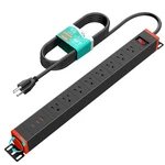Qba 8 Outlet Heavy Duty Power Strip With Usb Ports, Rack Mount Surge Protector. Fixed Price $66.88.