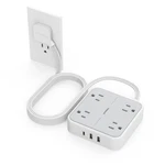 Extension Cord 10 Ft, Tessan Surge Protector Grey &. Fixed Price $35.14.
