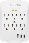 Insignia 6-OUTLET / 2-USB-C 1-USB Wall Tap 1,800 Joules Surge Protector. Fixed Price $8.19.
