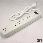 6-OUTLET Power Supply Block Strip Surge Protector With 3FT Cord 125V Ac 15A. Fixed Price $23.66.