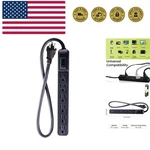 GG-16103MINBK Outlet Surge Protector, Black. Fixed Price $14.99.