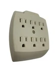 Ace Grounded 6 Adapter - Converts 2 Outlets Into Wall Tap. Fixed Price $7.59.