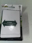 Go Green Power Inc. 6-OUTLET Side Mount Wall Tap Adapter, White. Fixed Price $9.00.