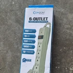 Comzon 6-OUTLET Surge Protector Power Strip 180J 15A 120V 10FT White Switch. Fixed Price $31.01.