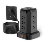 Fuaufas Tower Power Strip Surge Protector Usb Ports, Multiple Outlets D.... Fixed Price $19.75.
