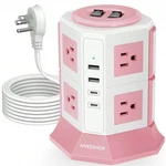 12 In Power Strip Tower Surge Protector 8 Outlets 4 Usb 6.5FT Extension Cord. Fixed Price $36.20.
