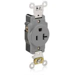 1PC Leviton 5361-GY 20A Industrial Grade Single Receptacle, 5-20R, Gray. Fixed Price $35.21.