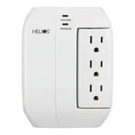 Helios AS-HP-5R 5-OUTLET Wall Tap Surge Protector With 2 Usb Charging Ports. Fixed Price $41.15.