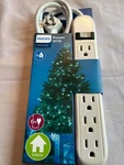 Philips Power Strip Home 6 Outlet Ft Braided Cord Indoor White. Fixed Price $15.00.