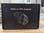 CCS1 To Tesla Adapter (black). Fixed Price $95.00.