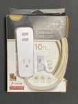 10 Foot Extension Usb Charging 2.4A Ports By Cordinate- White New. Fixed Price $8.75.