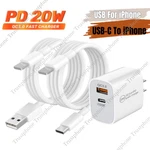 Dual Ports For Apple Iphone Fast Charge Pd Usb Qc Power Cube Charging Cord Lot. Fixed Price $11.14.