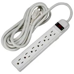 New 12 Feet 6-OUTLET Surge Protector (15A, 90J) Ul Listed. Fixed Price $30.97.