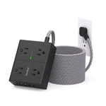 Surge Protector Power Strip 25 Ft Cord Outlets Usb Black OB48AC2 Ultra Thin. Fixed Price $51.99.