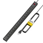 Heavy Duty Surge Protector Power Strip 16 Outlet 10 Ft Extension Cord Black. Fixed Price $55.01.
