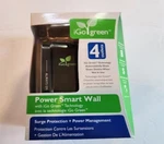 Igo Green Technology Power Smart 4 Port Wall Surge Protector 1080J For Tv Pc Etc. Fixed Price $7.99.