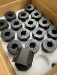Box Of 36 Fair-rite 0431177081 Split Round Cable Assembly 375 Ohm. Fixed Price $175.00.