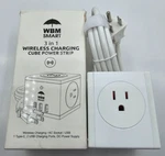 Wbm Smart 3 In 1 Usb Power Strip With Wireless Charger PG-02A Type. Fixed Price $33.13.