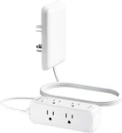 Flat Extender With Cover, Plug Power Strip 6 Ac Outlets, 2000 J. Fixed Price $26.88.