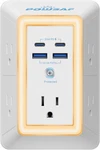 Multi Plug Outlet Surge Protector - Powsaf 5 Extender With 4 Usb PORTS(2. Fixed Price $26.18.