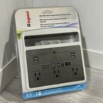 New In Box Sealed Legrand 4 USB/3 Power Station Surge Protection PX1002. Fixed Price $30.00.