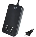 Usb Charging Station 6-PORT Desktop Charger Suitable For Smart Black. Fixed Price $15.90.