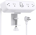 PD30W Clamp Power Strip, Desktop Mount Surge 5FT (4AC 4USB), White. Fixed Price $39.46.