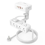 Hopow Dual Layer Clamp Power Strip White , Desktop Edge Mount Charging S.... Fixed Price $63.56.