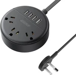 Flat Plug Strip, Ntonpower 5 Ultra Thin Extension Ft, Black. Fixed Price $34.83.