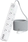 One Beat 10 Ft Extension Cord,power Strip Surge Protector 8 Widely Ac. Fixed Price $25.19.