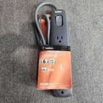 Belkin Surge Protector Outlets 4FT Cord 630 Joules With Main Power Switch. Fixed Price $9.99.