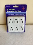 Brand New Electrix Uninex 6 Outlet Grounding Wall Taps NO.PS29U Indoor Use Only. Fixed Price $15.99.