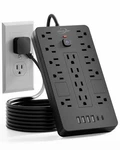 Jouleloom Surge Protector Power STRIP-14 Outlets And Usb Ports, 6FT, Black. Fixed Price $48.24.