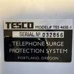 Tesco 46SE-I Telephone Surge Protection System. Fixed Price $19.00.