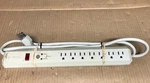 Vintage Sl Waber DG7SA Temporary Power Tap 6-OUTLET Strip Surge Protector. Fixed Price $28.30.