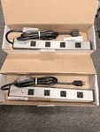 Lot Of 2 Legrand Wiremold UL1090BC Plug-in Outlet Center Power Strips. Fixed Price $59.99.