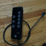 General Electric 8-OUTLET Surge Protector,black Coax/cable Protection, #37753. Fixed Price $21.00.