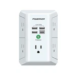 Usb Wall Charger,poweriver Multi Outlet Extender Surge Protector With 4 P.... Fixed Price $17.29.