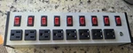Wiremold/legrand UL209BC Deluxe Control 8 Switched Outlets Strip, 6-FT Cord. Fixed Price $86.90.