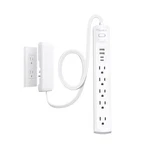 Outlet Cover Extension Cord Short 3FT, Nutict Flat Plug Power Strip With 5-OU.... Fixed Price $19.99.