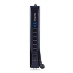 Cyberpower 7-OUTLET Surge Protector 6 Ft. Braided Cord Usb Coax, Black. Fixed Price $24.99.