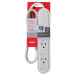 Rca PS26000SR Outlet Surge Protector W/ 3FT Cord And Switch - 450 Joules. Fixed Price $10.20.