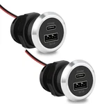 Rv Usb Outlet 12V Wall Mount, Dual Quick 3.0 Port & Pd Charger,. Fixed Price $14.17.